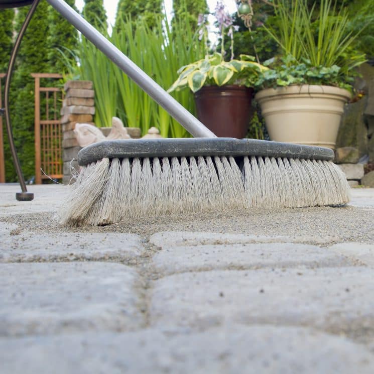 Sweeping pavers